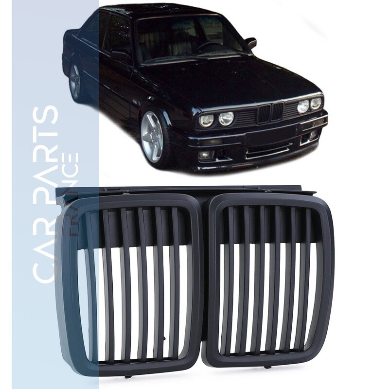 Calandre / Grille pour BMW Série 3 E30 noir mat