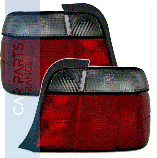 Feux arrière rouge et noir pour BMW Série 3 E36 compact 1994 - 1999