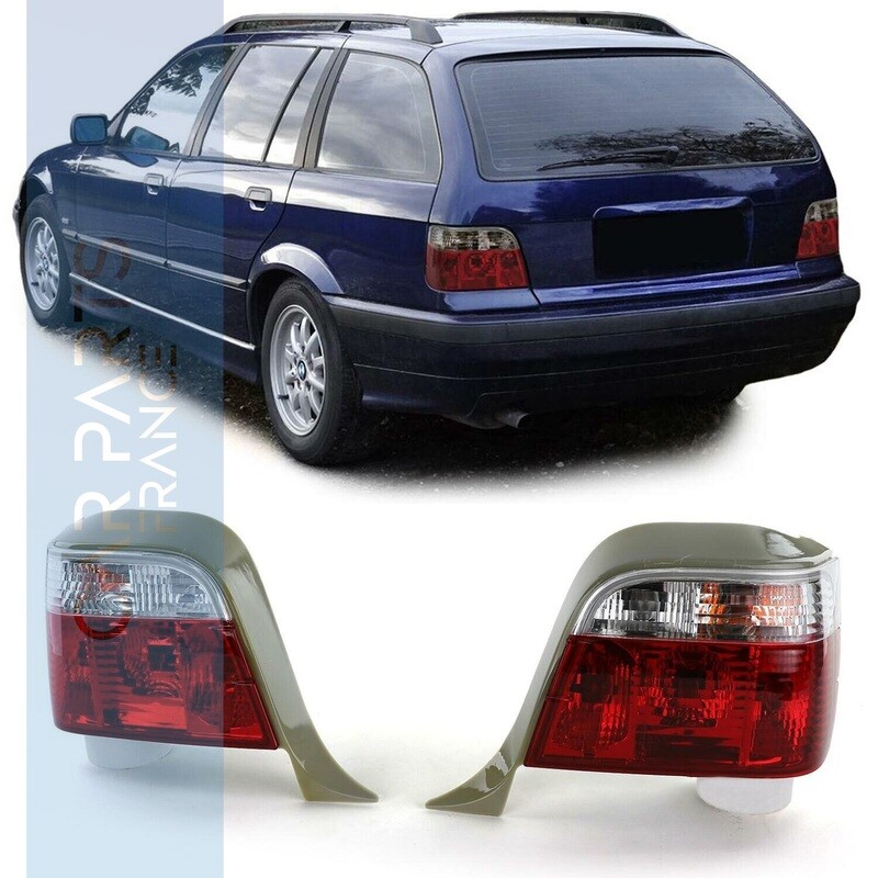 Feux arrière cristal clair pour BMW Série 3 E36 touring 1994 - 1999