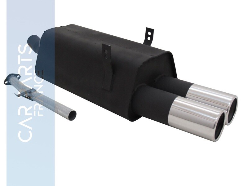 Silencieux / Pot d'échappement pour BMW Série 3 E36 2x90mm 1990 - 1999
