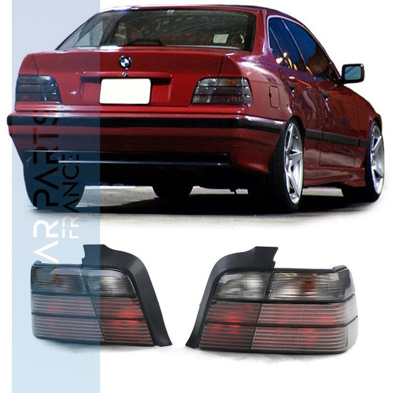 Feux arrière fumés noir pour BMW Serie 3 E36 berline 1990 - 1998
