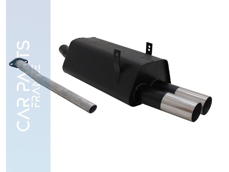 Silencieux / Pot d'échappement pour BMW Série 3 E36  2x76mm 1990 - 1999