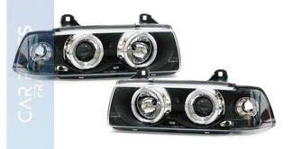 Paire de phares Angel Eyes pour BMW E36 1990 - 1999 Coupé et Cabriolet