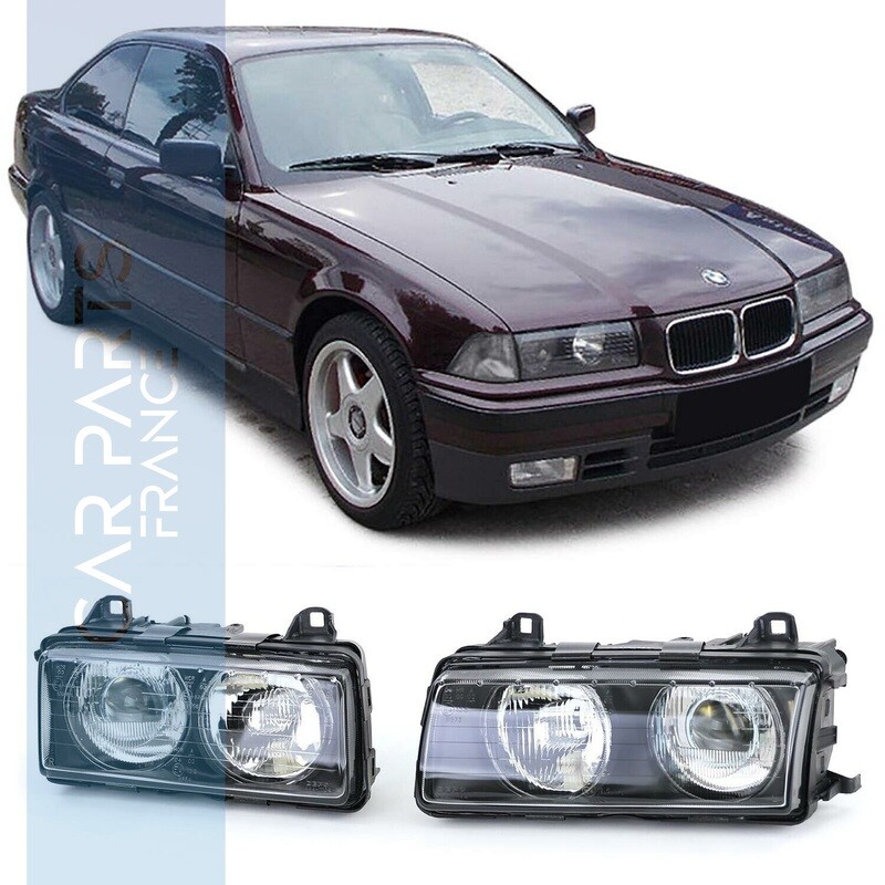 Paire de phares avant pour BMW Série 3 E36 1990 - 1994