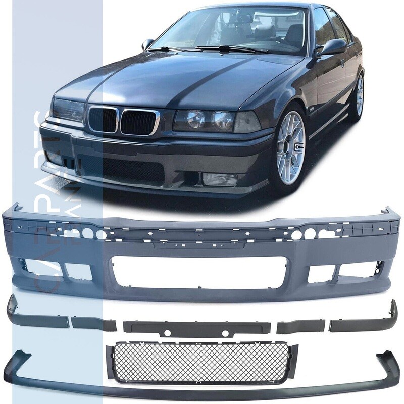 Pare-chocs avant en ABS pour BMW Série 3 E36 Pack M M3 M-Tech - 1990 - 1998
