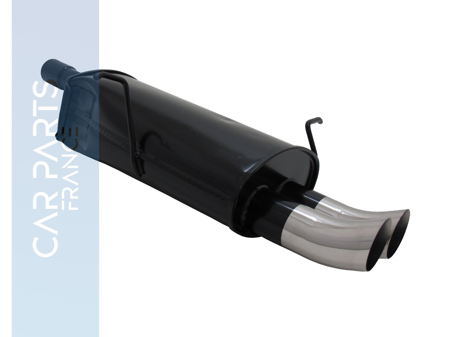 Silencieux / Pot d'échappement 2x76mm pour BMW Série 3 E46 1998 - 2000