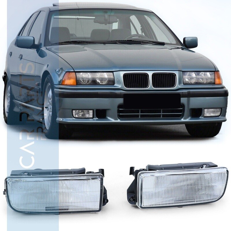 Paire de feux antibrouillard pour BMW Série 3 E36 Berline Coupé Cabriolet Compact Touring 1990 - 1999