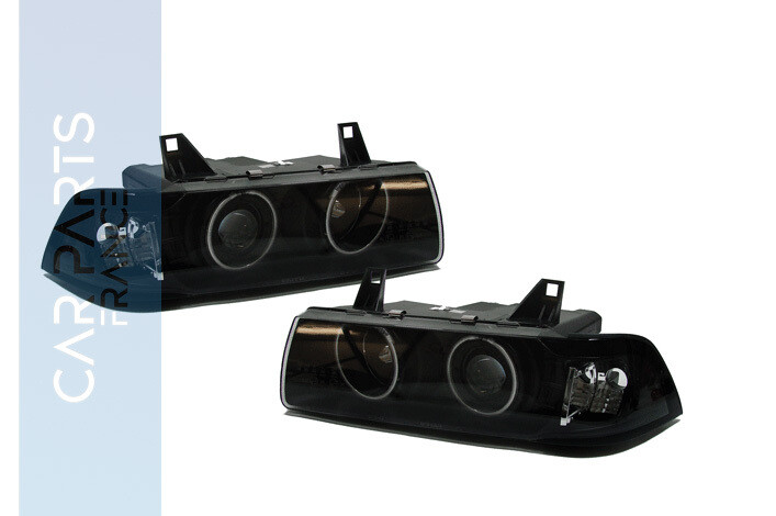 Phares Angel Eyes avant pour BMW Série 3 E36 1990 - 1998 Coupé et Cabriolet