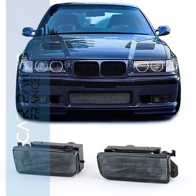 Paire de feux antibrouillard noir fumé pour BMW E36 + M3 1990 - 1999