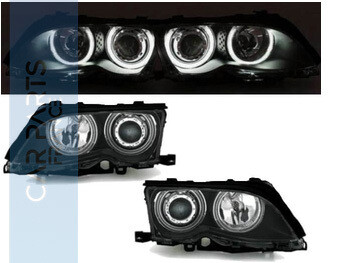 Phares angel eyes pour BMW Série 3 E46 berline et touring 2001-2005