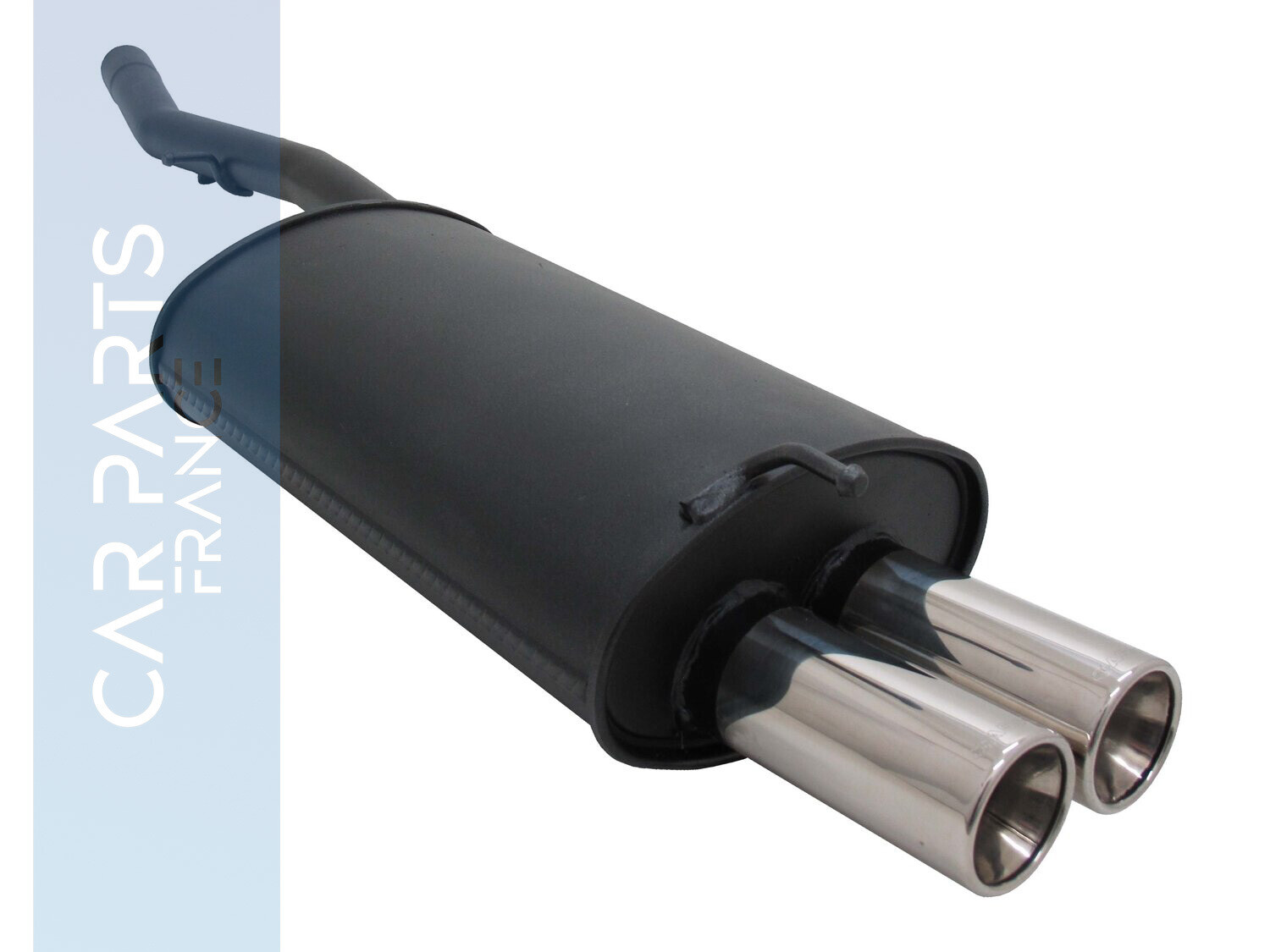 Silencieux / Pot d'échappement 2x76mm pour BMW Série 3 E46 à partir de 2001