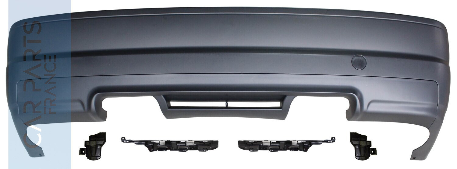 Pare-chocs arrière sport complet en ABS pour BMW Série 3 E46 Look M3 pour Coupé et Cabriolet
