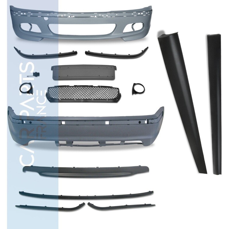 Pare-chocs / Bodykit Pack M pour BMW Série 3 E46 Berline 1998 - 2005