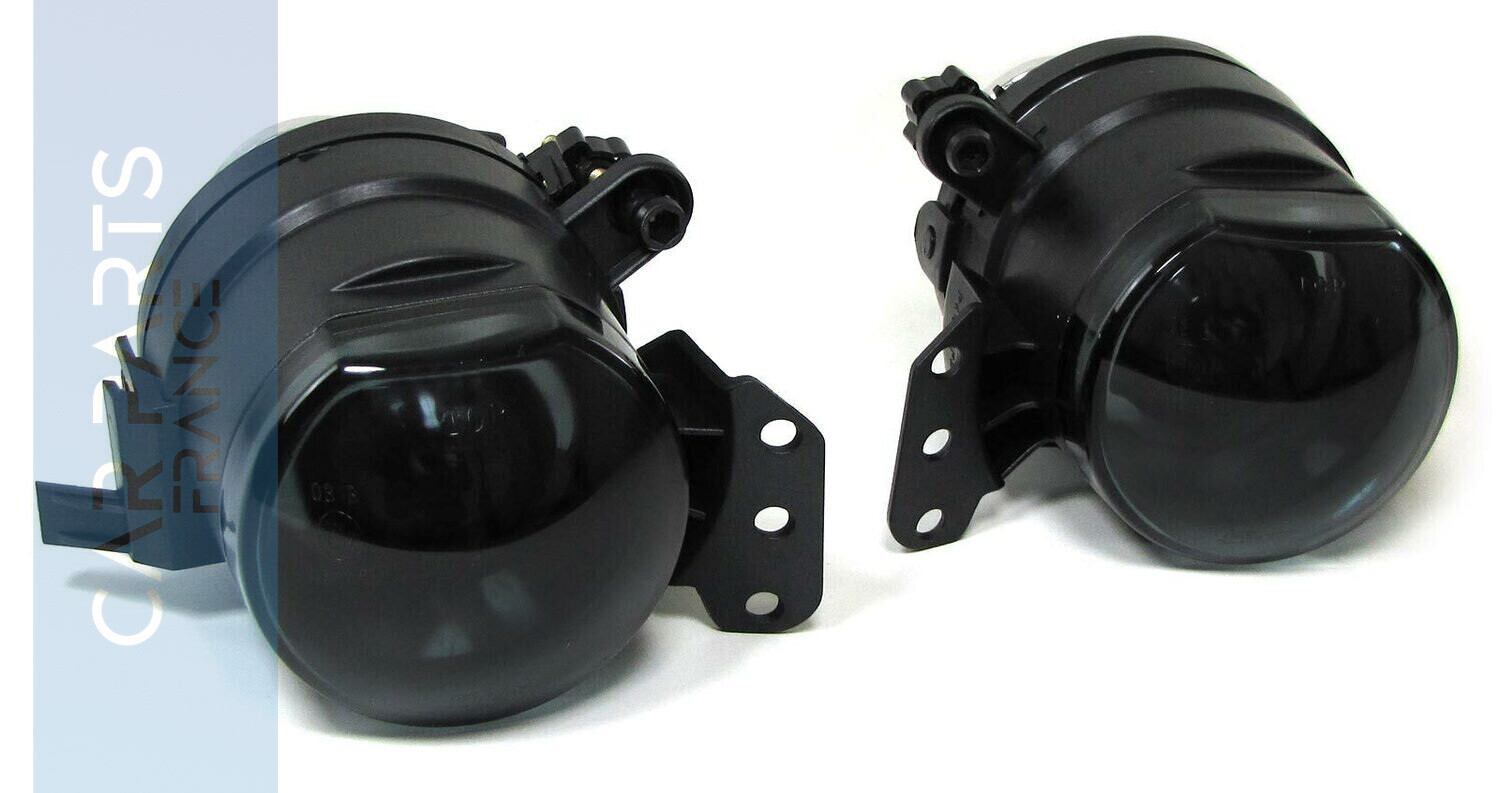 Paire de feux antibrouillard noir fumé pour BMW Série 3 E46 Coupé Cabriolet 2003 - 2006