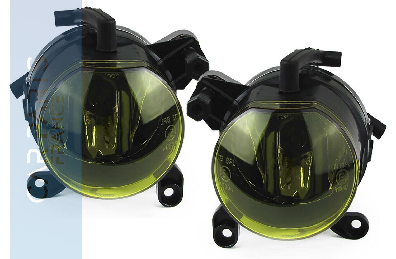 Paire de feux antibrouillard en verre jaune pour BMW Série 3 E46 Coupé Cabriolet 1999 - 2003