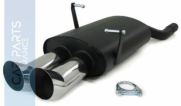 Silencieux / Pot d'échappement sport inox pour BMW Série 3 E46 1998 - 2000
