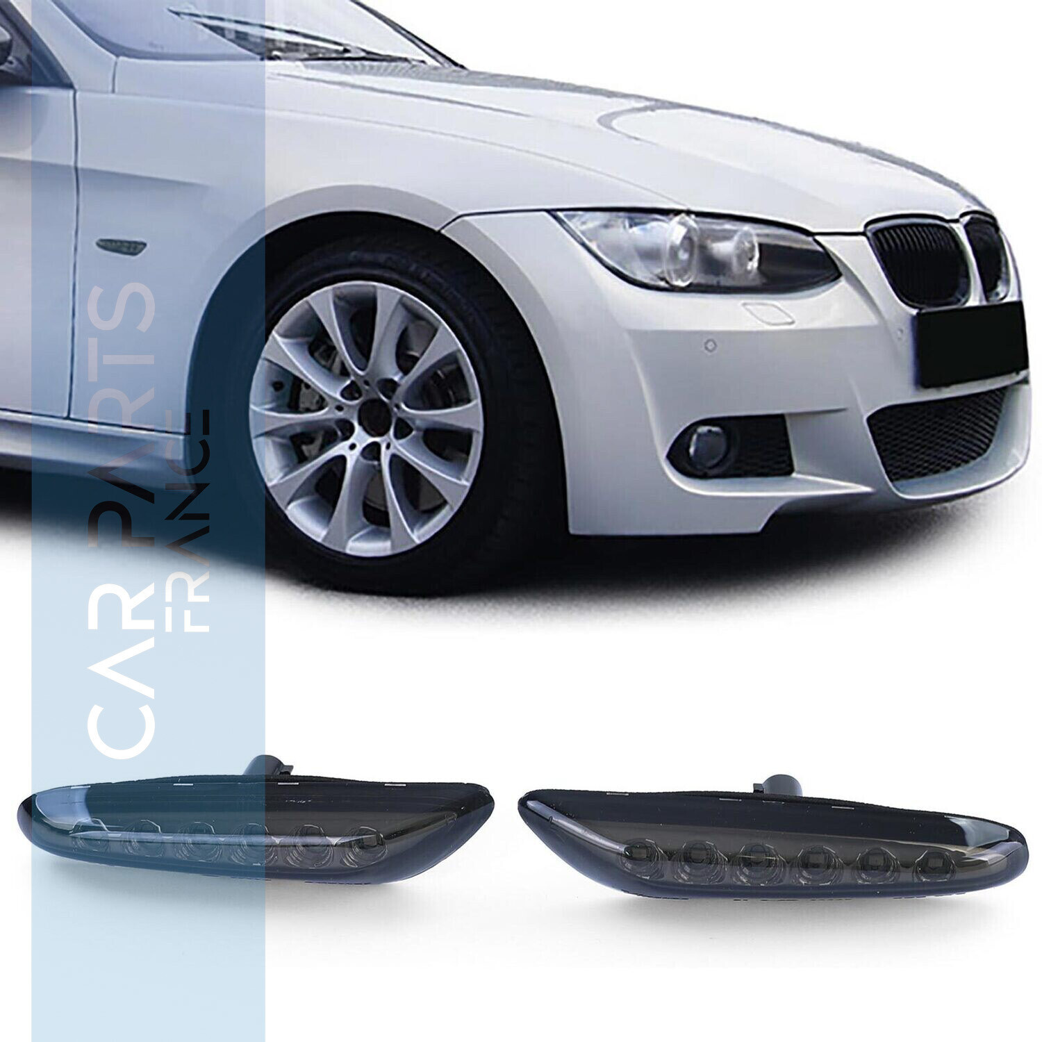 Paire de clignotants latéraux pour Bmw Série 3 + Série 5 + X3