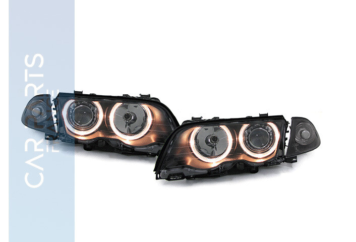 Phares avant Angel Eyes pour BMW Série 3 E46 berline et touring 1998-2001