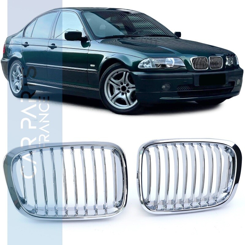 Calandre / Grille pour BMW Série 3 E46 berline touring compact Chrome 1998-2001