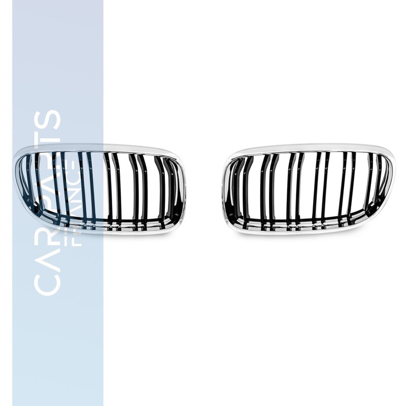 Calandre / Grille double lame chrome pour BMW Série 3 E90 2008-2011