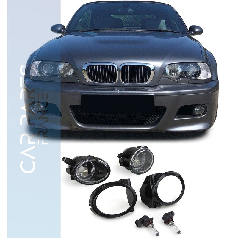 Feux antibrouillard en verre pour BMW Série 5 E39 M5 Série 3 E46 M3