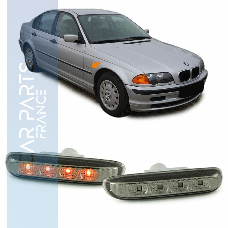 Paire de clignotants latéraux à LED pour Bmw Série 3 E46 1998 - 2001