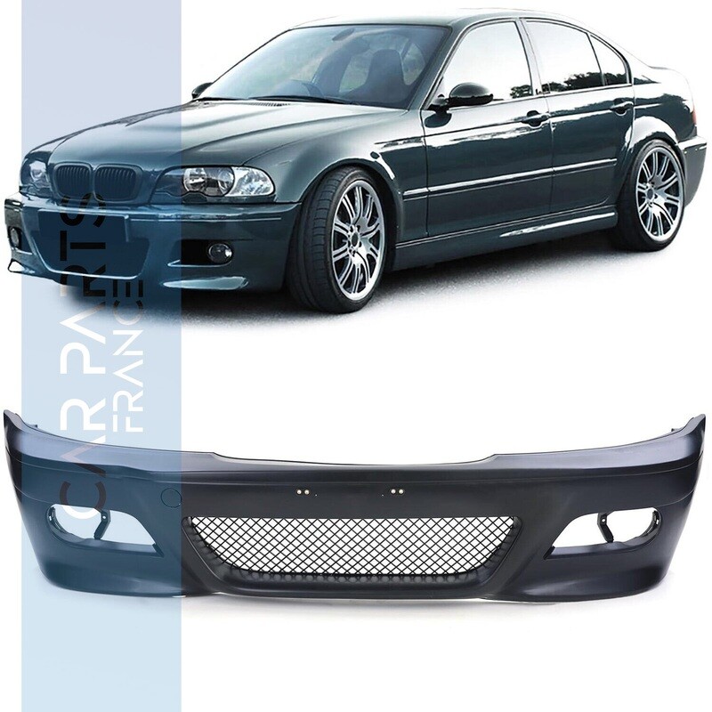 Pare-chocs avant pour BMW Série 3 E46 Look M3 pour coupé et cabriolet - Phase 1