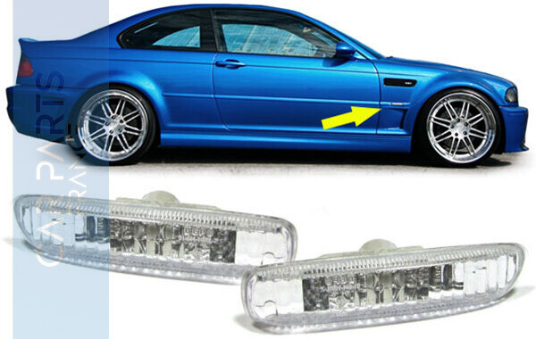 Paire de clignotants latéraux pour Bmw Série 3 E46 1998 - 2001