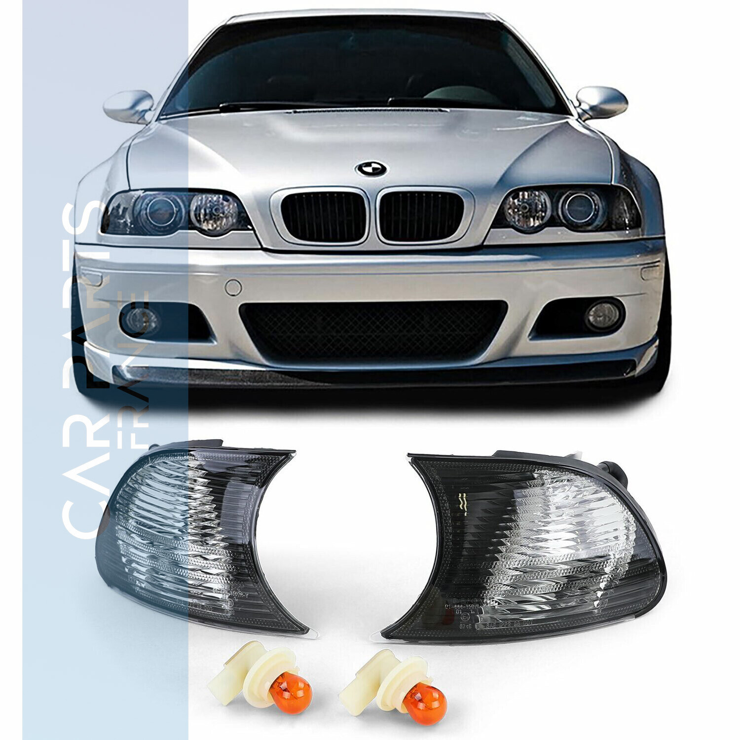 Paire de clignotants look pack M Performance pour BMW Série 3 E46 1998 - 2001