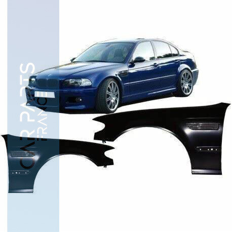 2 Ailes look M3 pour BMW Série 3 E46 Berline et Touring phase 1  1998-2001