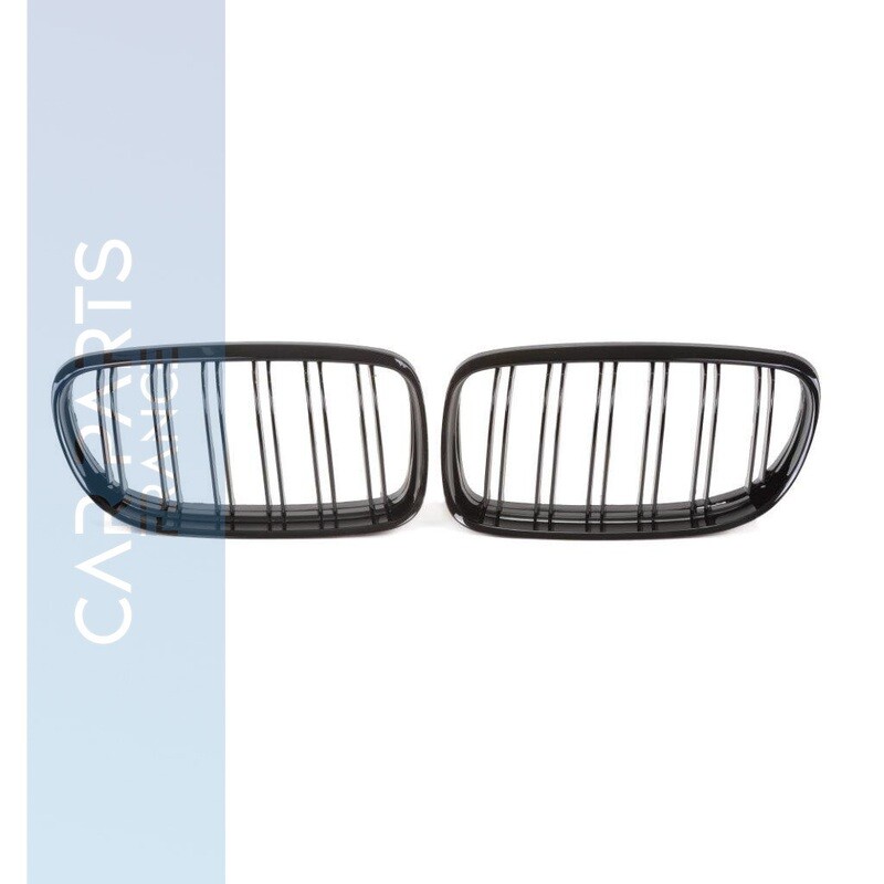 Calandre / Grille double lame  pour BMW Série 3 E90 noir brillant 2008-2011