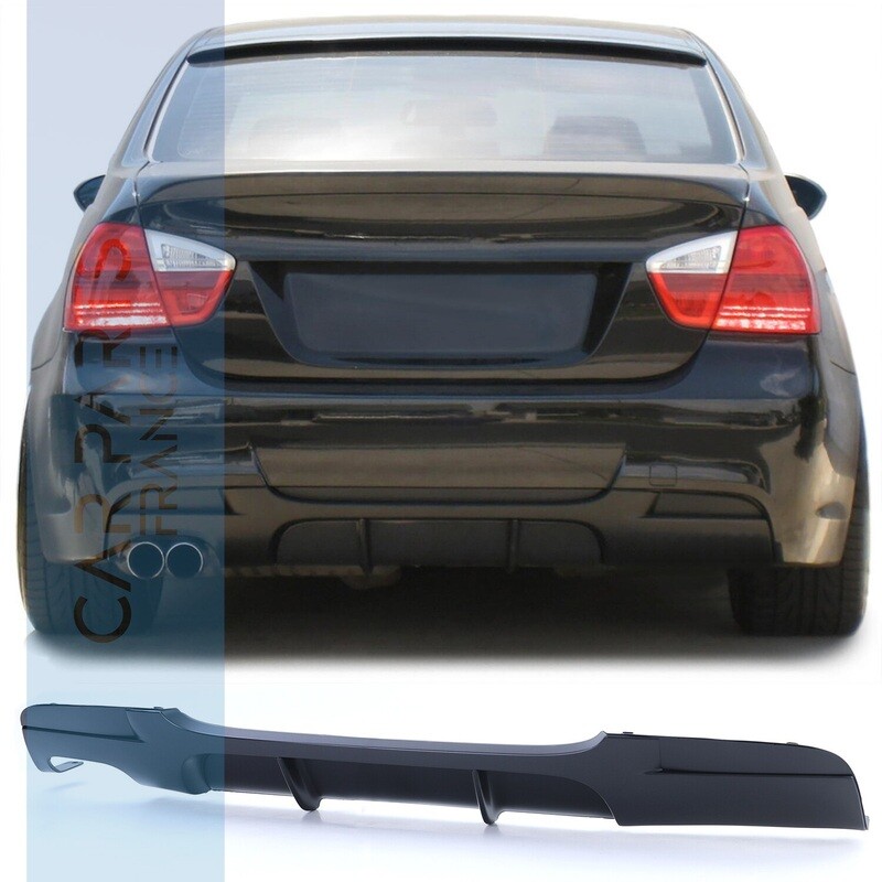 Diffuseur arrière Performance pour BMW Série 3 E90 E91 - noir mat