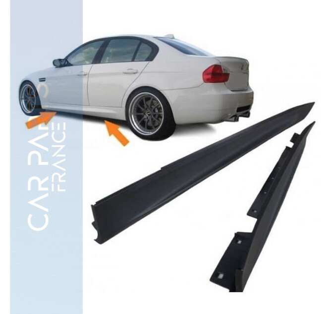 Bas de caisse / Jupes latérales sport pour BMW Série 3 E90 E91 Look Pack M / M3 pour Berline et Touring  2005 - 2012