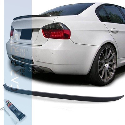 Becquet / Aileron / Lame de coffre pour BMW Série 3 E90 noir mat 2005-2011