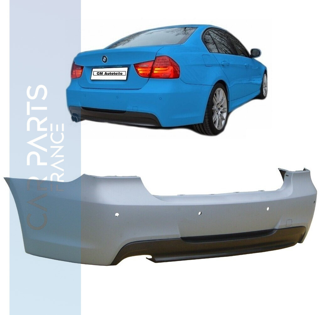 Pare-chocs arrière pour BMW Série 3 E90 look Pack M - Avec PDC