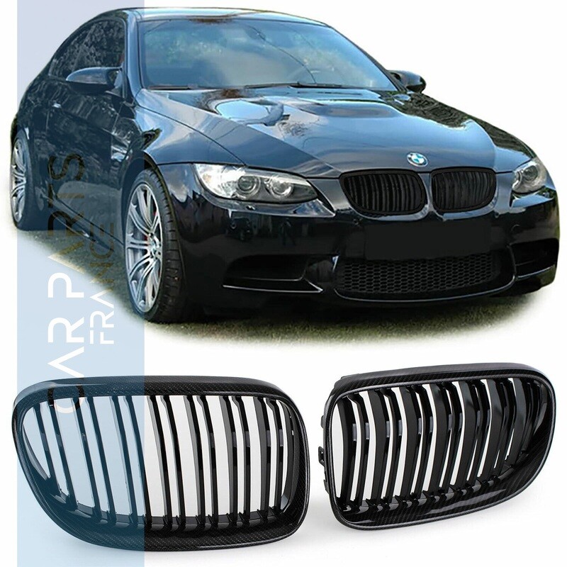 Calandre / Grille pour BMW Série 3 E92 E93  Véritable Carbone 2009-2013
