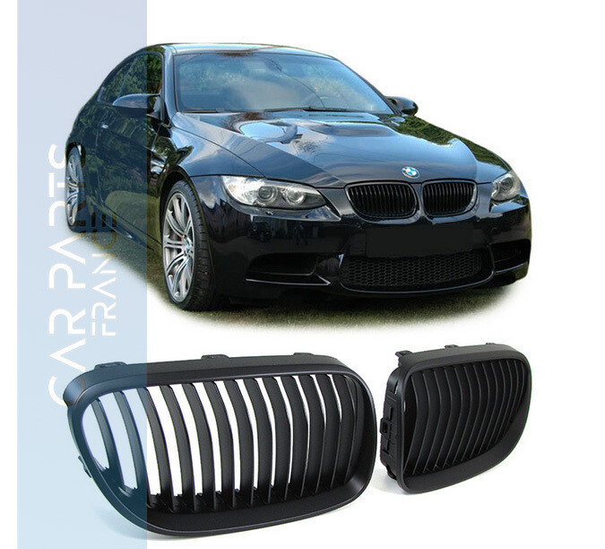 Calandre / Grille pour BMW Série 3 E92 E93 noir mat 2009-2013