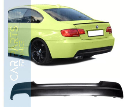 Diffuseur de pare-chocs arrière pack M pour BMW Série 3 e92 e93 noir mat 2006-2013
