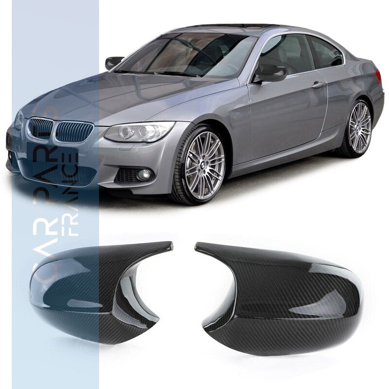 Coques de rétroviseur véritable carbone pour BMW Série 3 E92 E93 2010-2013
