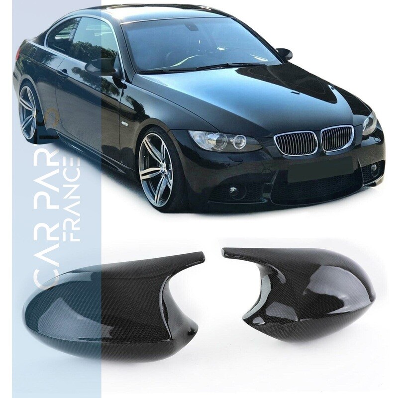 Coques de rétroviseur véritable carbone pour BMW Série 3 E92 E93 2006-2010