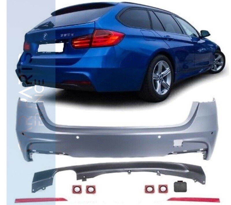 Pare-chocs arrière Pack M pour BMW Série 3 F31 Touring 2011-2015