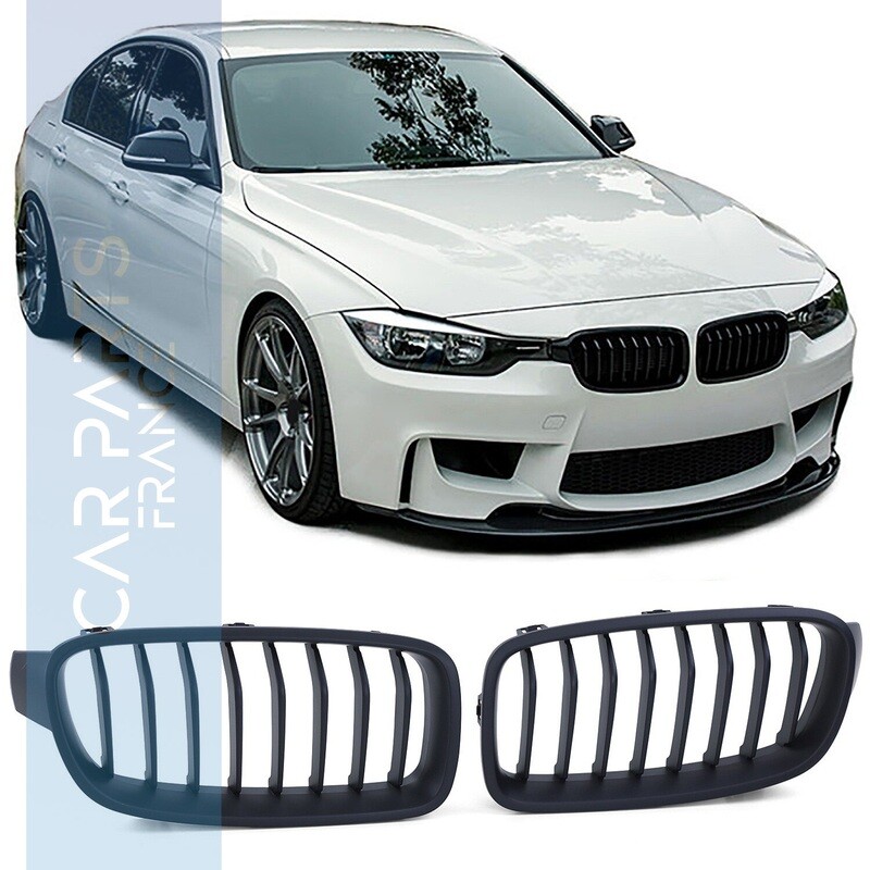 Calandre / Grille pour BMW Série 3 F30 F31 noir mat