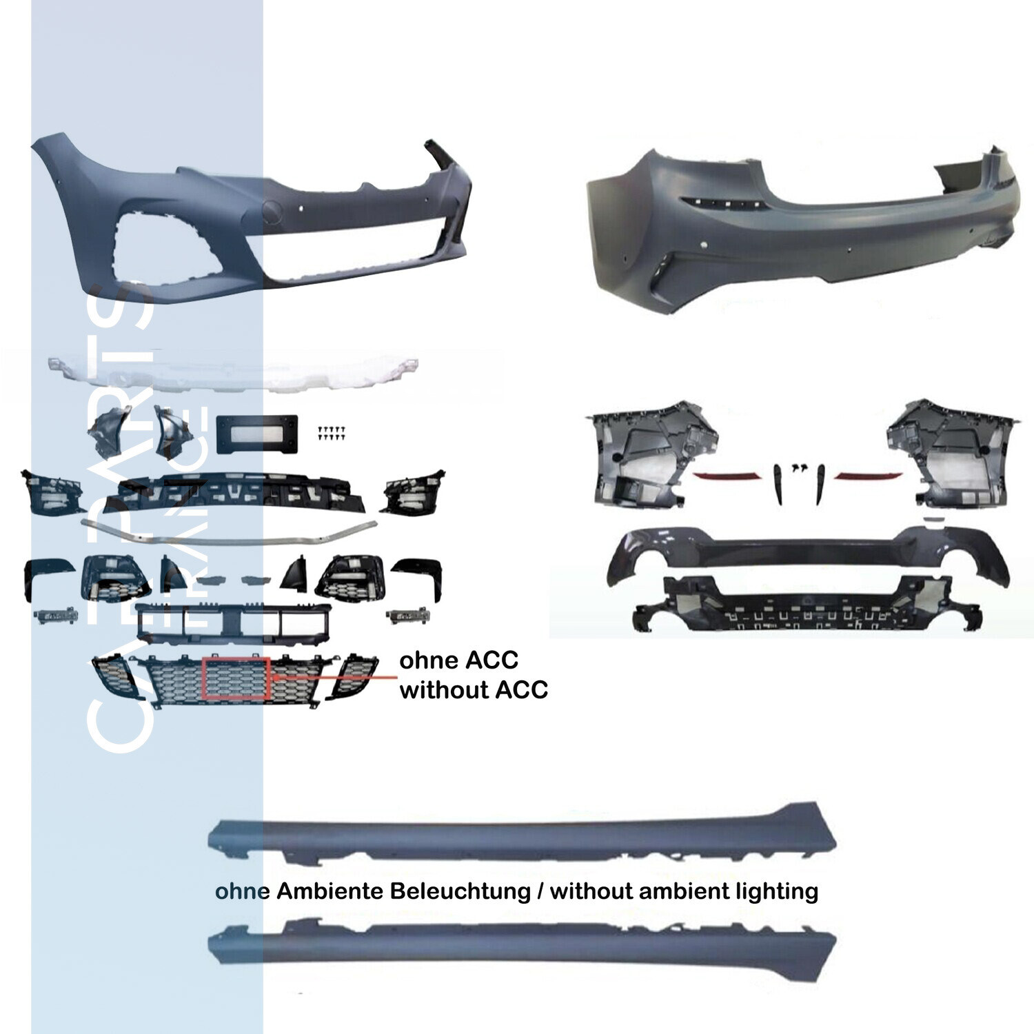 Kit de carrosserie complet / bodykit pour BMW Série 3 G20 +2019