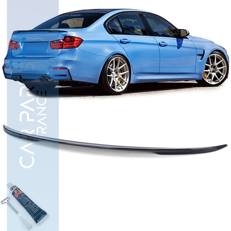 Becquet / Aileron / Lame de coffre look Performance pour BMW Série 3 F30 F80 M3 look carbone 2011-2018