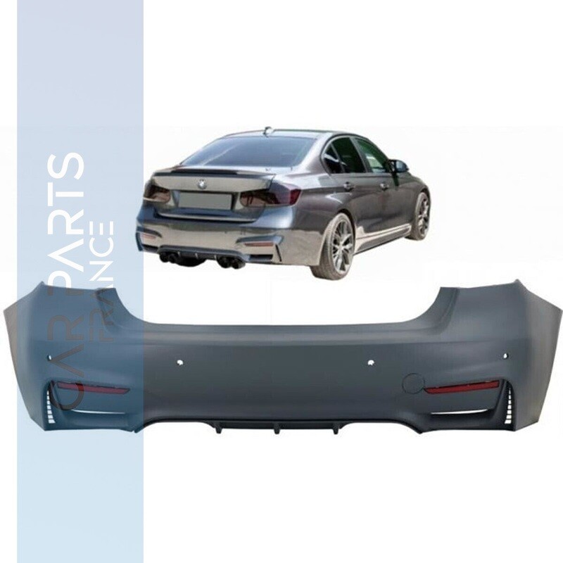 Pare-chocs arrière Look M3 / EVO pour BMW Série 3 F30 2011-2019