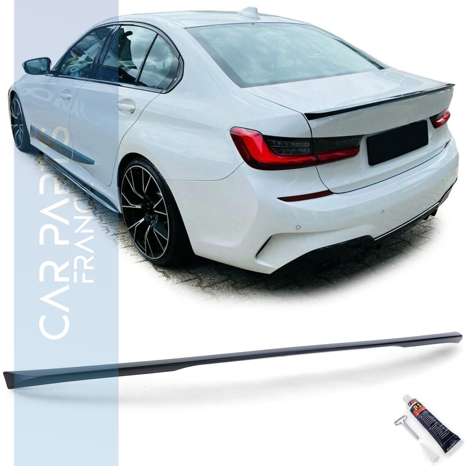 Becquet / Aileron / Lame de coffre look Pack M pour BMW Série 3 G20 +2018
