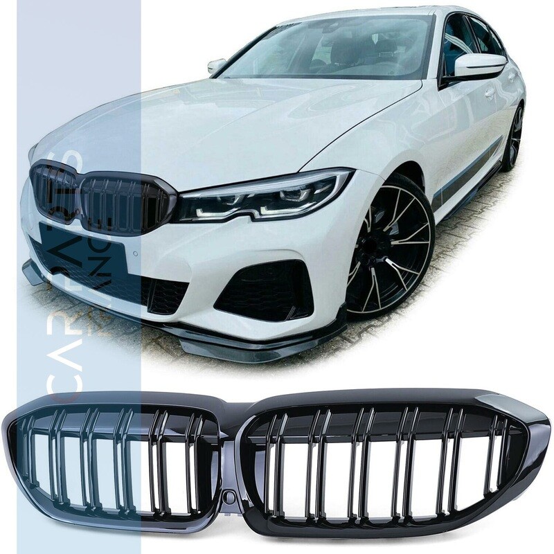 Calandre / Grille look Performance pour BMW Série 3 G20 G21 à partir de 2019 - noir brillant