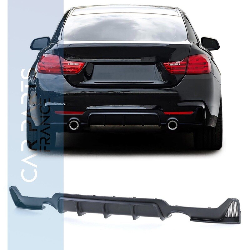 Diffuseur de pare-chocs arrière pour BMW Série 4 F32 F36 look Performance