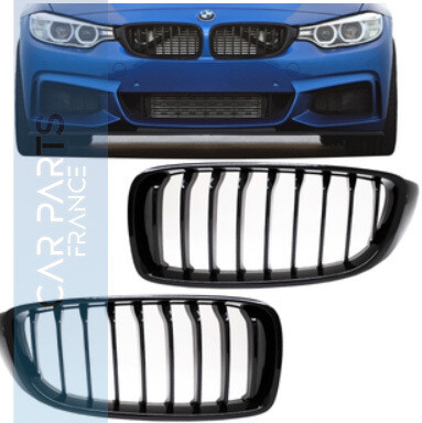 Calandre / Grille pour BMW Série 4 F32 F33 F36 Noir brillant