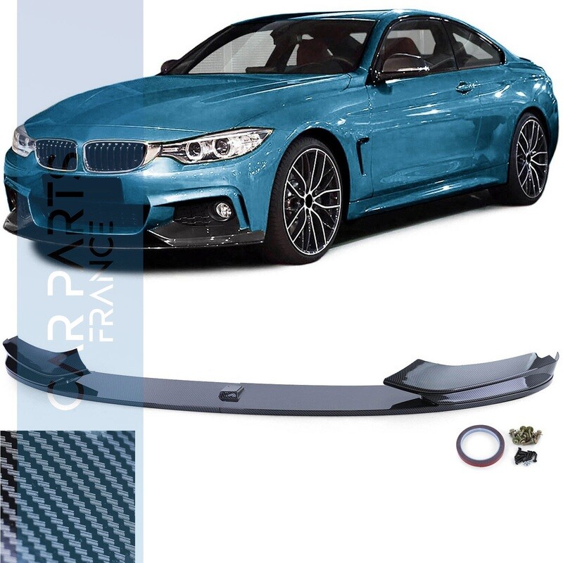 Lame  de pare-chocs pour BMW Série 4 F32 F33 F36 look carbone